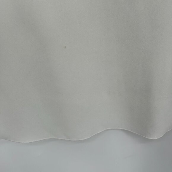 WILFRED White V-Neck Drapey Sleeveless Lightweight Blouse Top Size Large - Picture 7 of 7